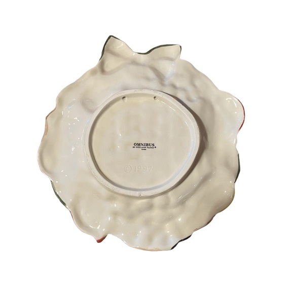 Omnibus by Fitz and Floyd plate, platter, cream and sugar - Picture 3 of 13